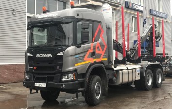 Scania сдала в аренду первый лесовоз