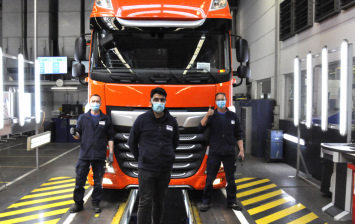 DAF выпустил первый грузовик после возобновления производства