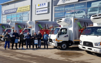 Грузовики Hyundai будут доставлять продукты в универсамы сети «Верный»