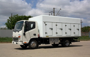 JAC N56 оснастили оснастили новыми рефрижераторными кузовами