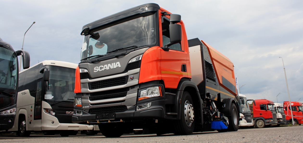 Уборочные машины Scania будут работать в Сочи