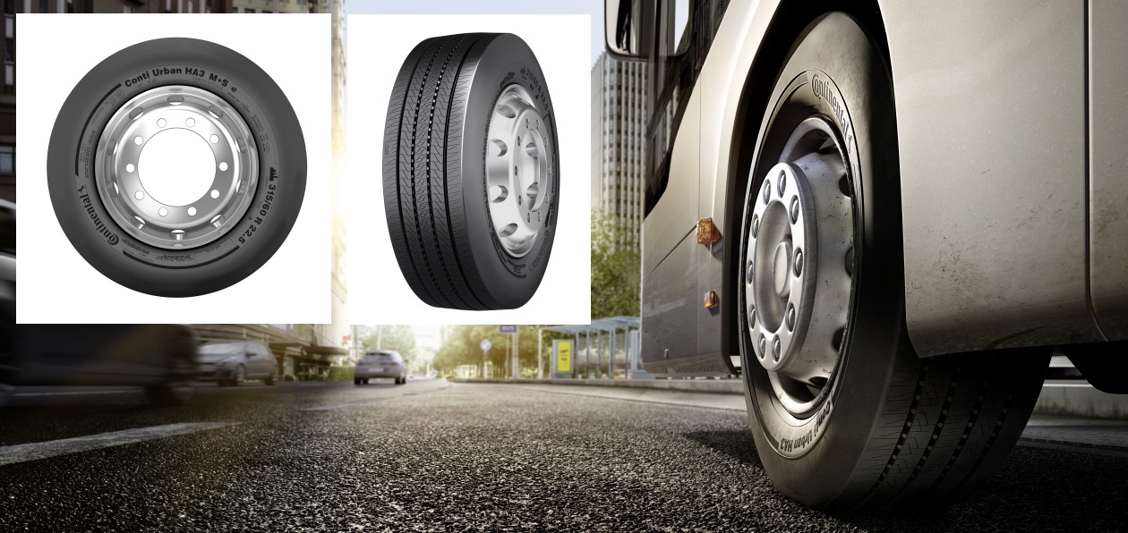 Continental выпустил новые шины для электробусов