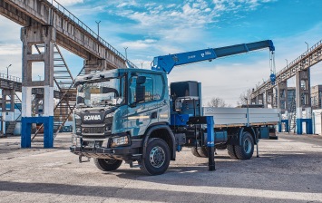 Кран-манипулятор на полноприводном шасси Scania будет работать на Камчатке