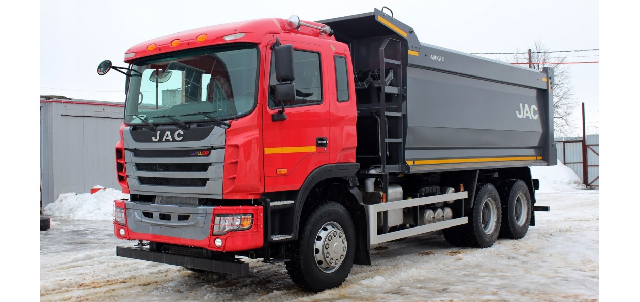 Самосвал JAC N350 поступил в продажу в России