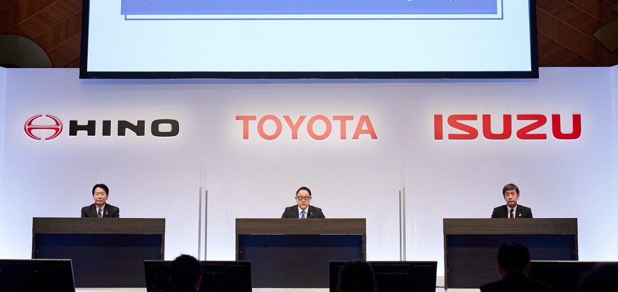 Toyota, Hino и Isuzu объявили о партнерстве в сфере коммерческого транспорта