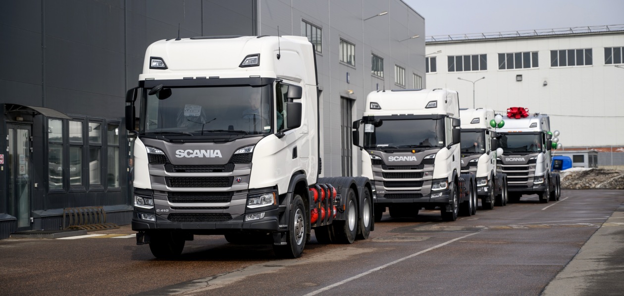Scania привезла в Россию тысячный газовый грузовик