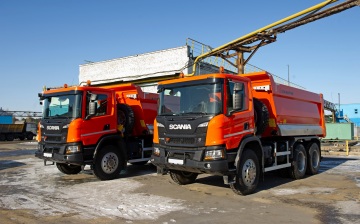Scania построила самосвалы специально для НЛМК