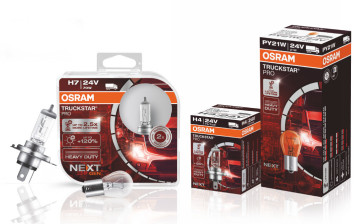 Osram выпустила новые галогенные лампы для грузовиков