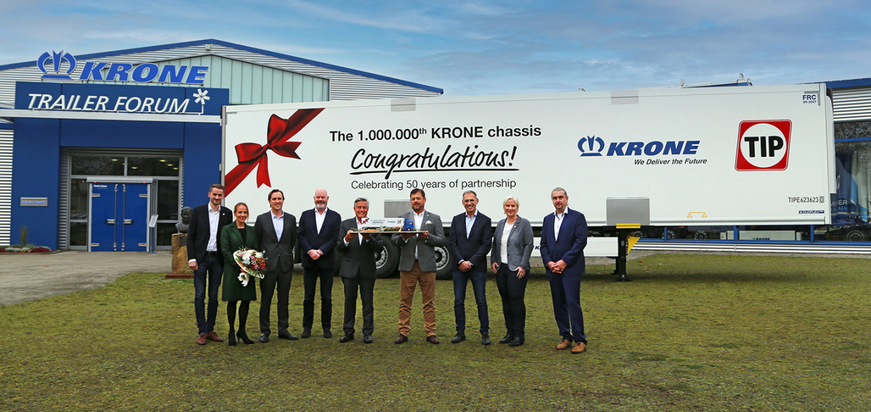 Компания Krone выпустила миллионное шасси