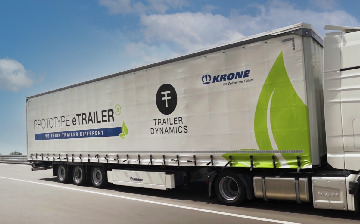 Krone разработала полуприцеп с электроприводом