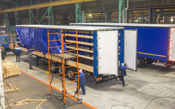 В Туймазах начали собирать шторные полуприцепы для «КАМАЗов»