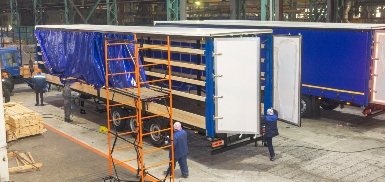 В Туймазах начали собирать шторные полуприцепы для «КАМАЗов»