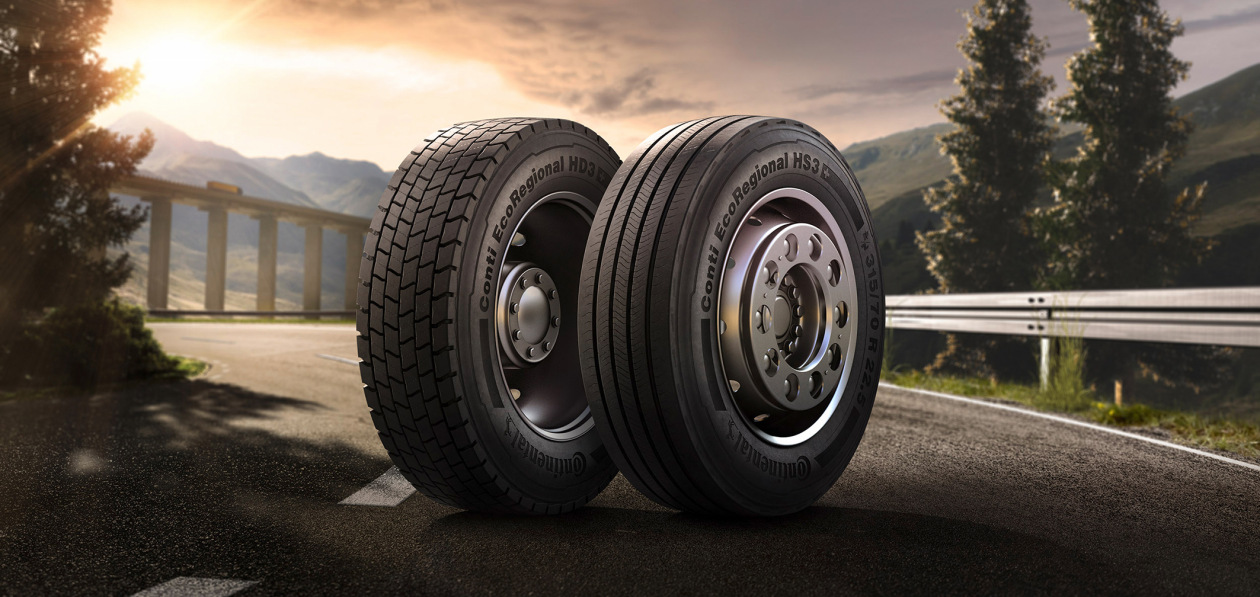 Continental разработал новую резину для тягачей
