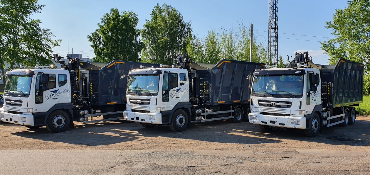 В России началось производство ломовозов на шасси Daewoo Novus