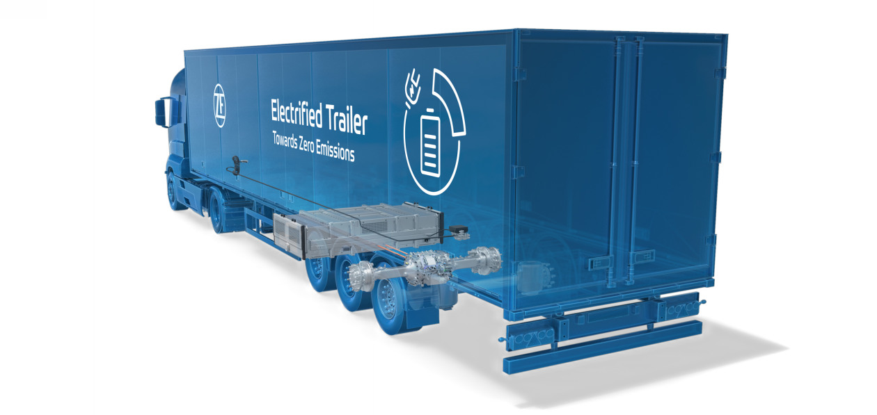 NUFAM-2023: ZF показал решение для электрификации полуприцепов