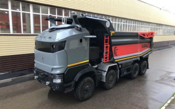 «КАМАЗ» показал беспилотный самосвал «Атлант-49 Робокоп»