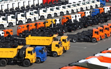 В октябре в России снизились продажи грузовиков