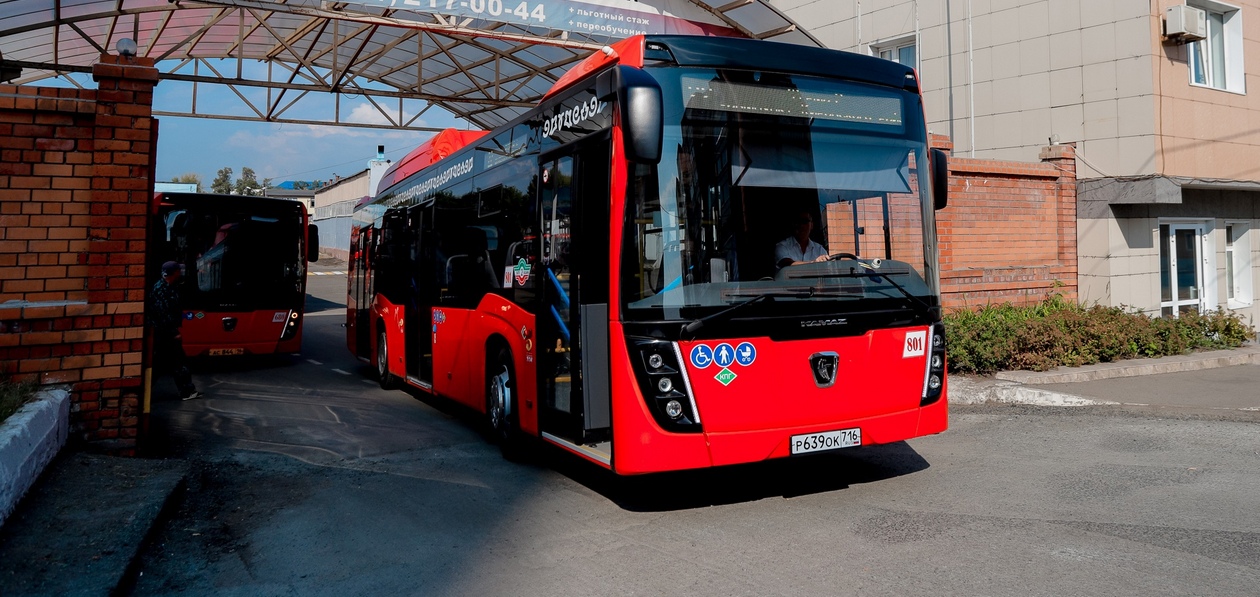 Автобусы НЕФАЗ будут курсировать в Казани