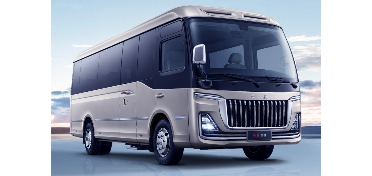 Hongqi представил новый гибридный автобус