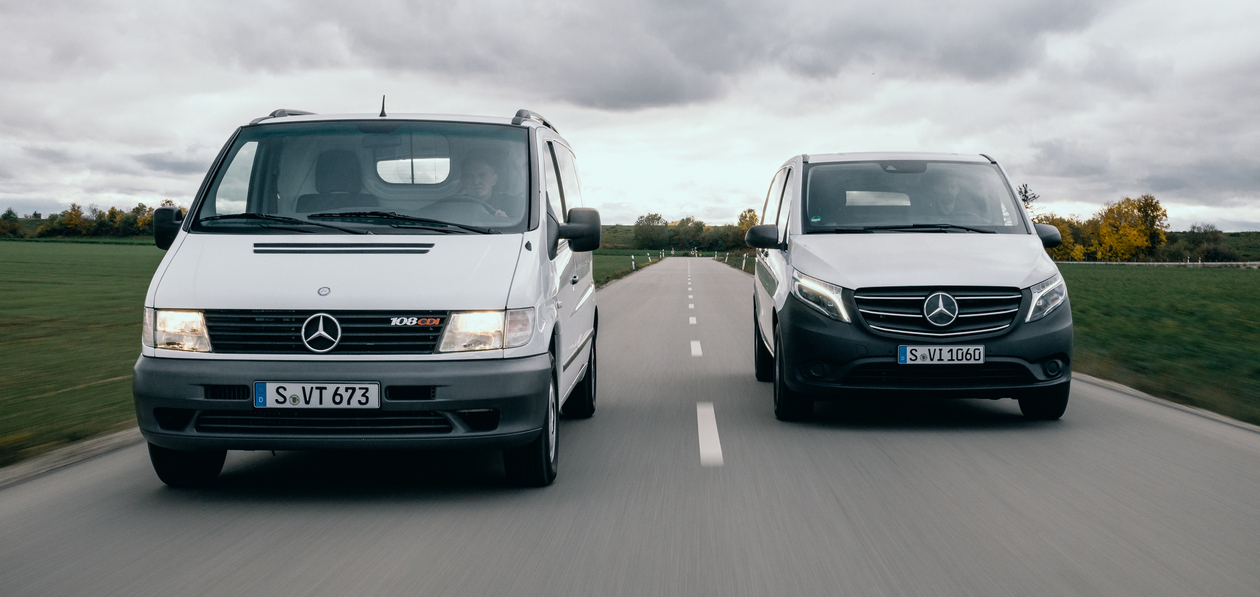 Mercedes отмечает 30-летие вэна Vito