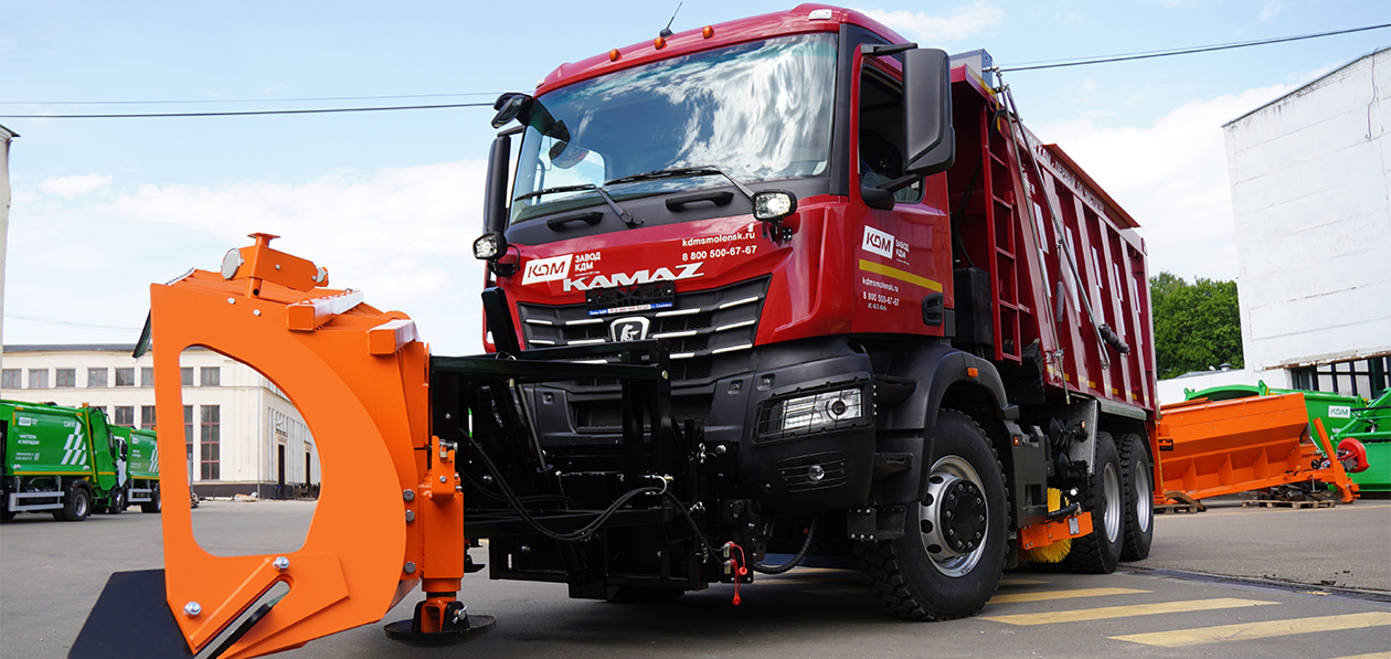 КАМАЗ представил новую дорожную машину на шасси К5