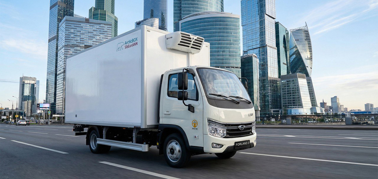 В России представили новый рефрижератор на шасси Forland 3