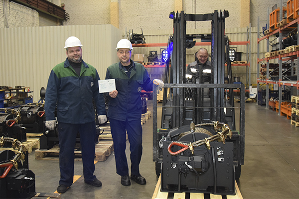 «ТМЗ» произвел 500-ю автомобильную лебедку