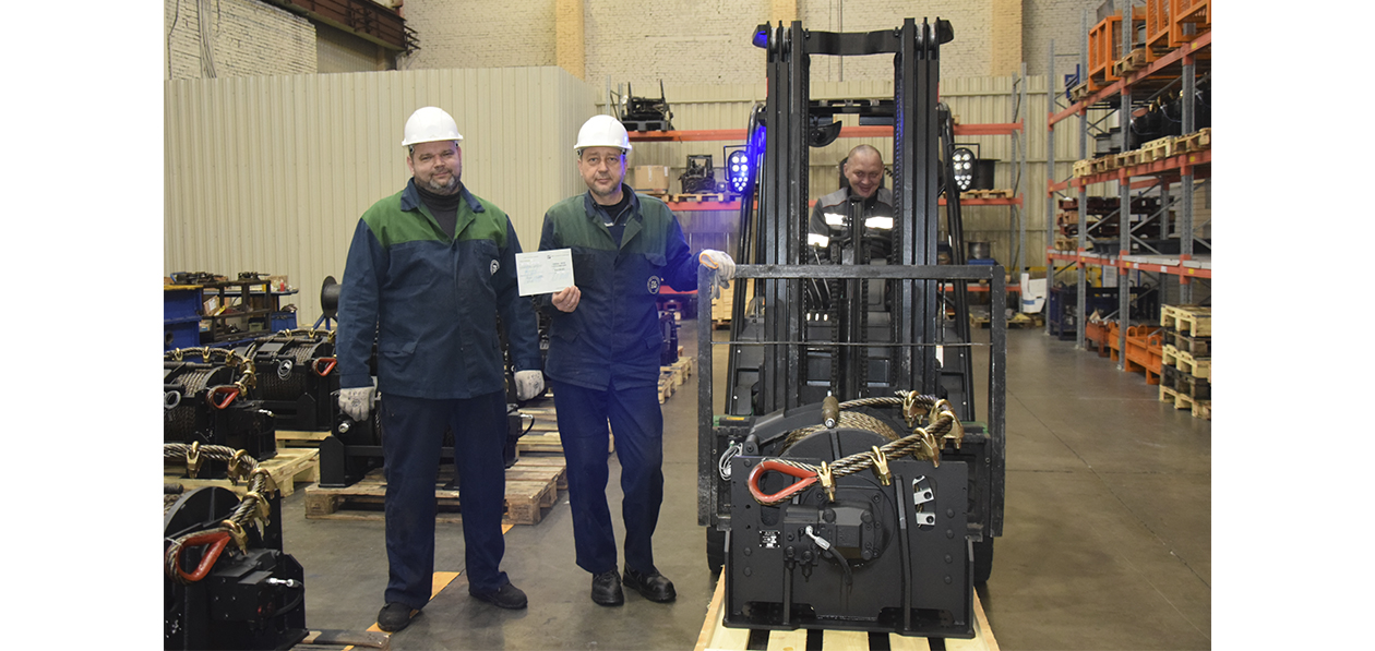 «ТМЗ» произвел 500-ю автомобильную лебедку