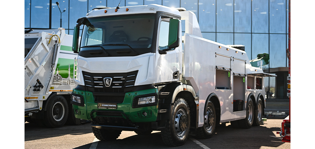 КАМАЗ показал новый эвакуатор на шасси К5