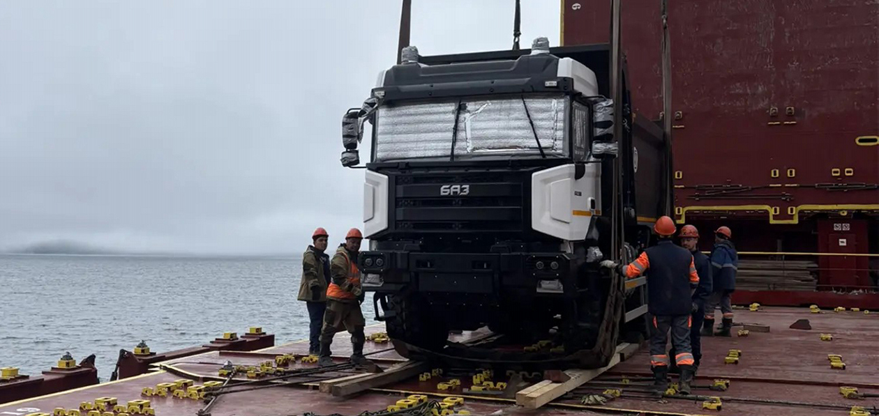 В Магадане покажут новый самосвал марки БАЗ