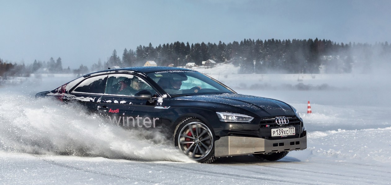 Audi Winter Experience 2018: по льду со скоростью за 100 км/ч или учимся ездить на «боевом» шипе