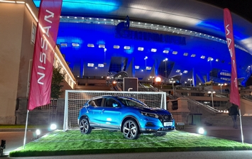 Nissan поддержал «Зенит» на старте Лиги Чемпионов