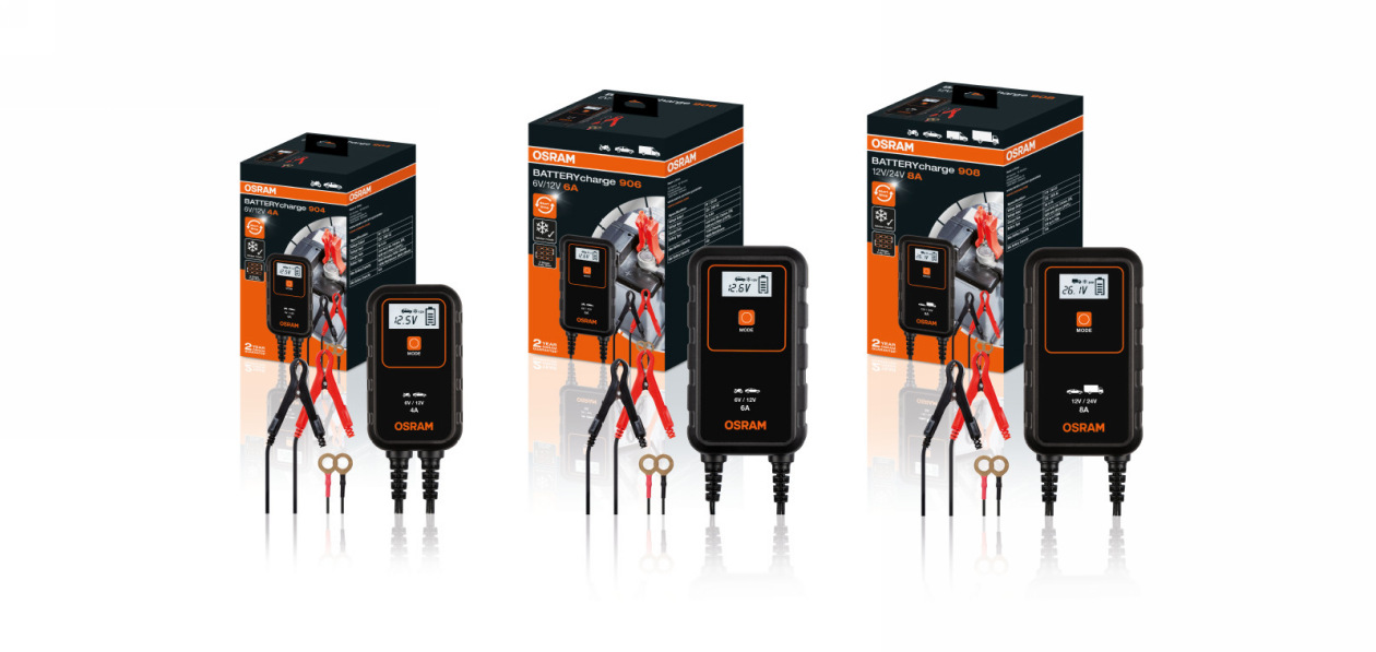 Osram выпустила новую линейку зарядок аккумулятора