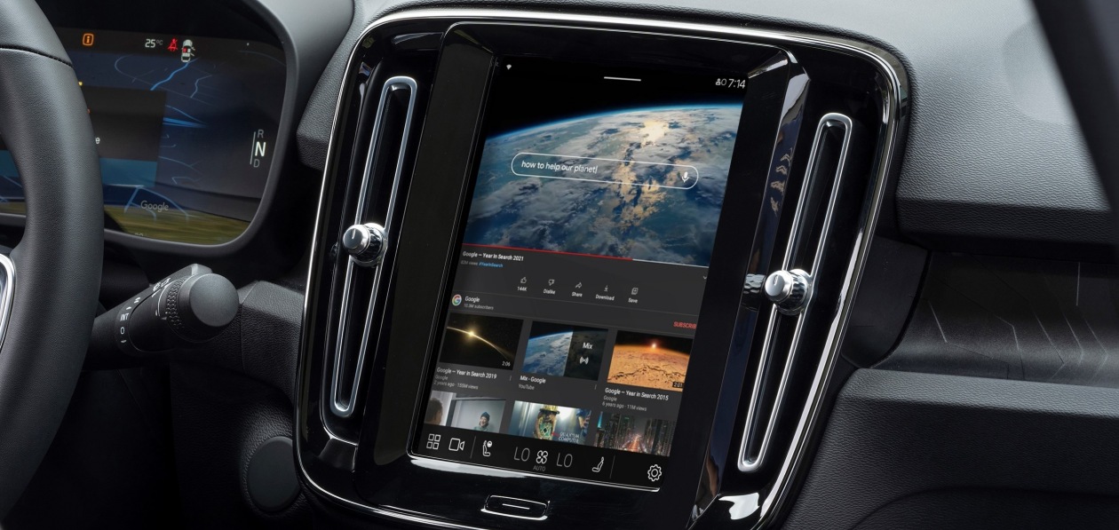 В машинах Volvo появится поддержка видеоплатформы YouTube