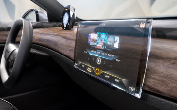 Continental представил дисплей из хрусталя