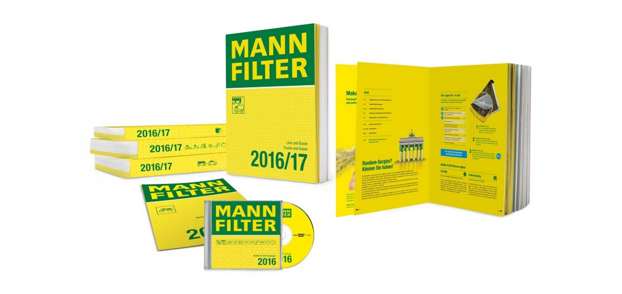 Mann-Filter представил комплект каталогов 2016/2017