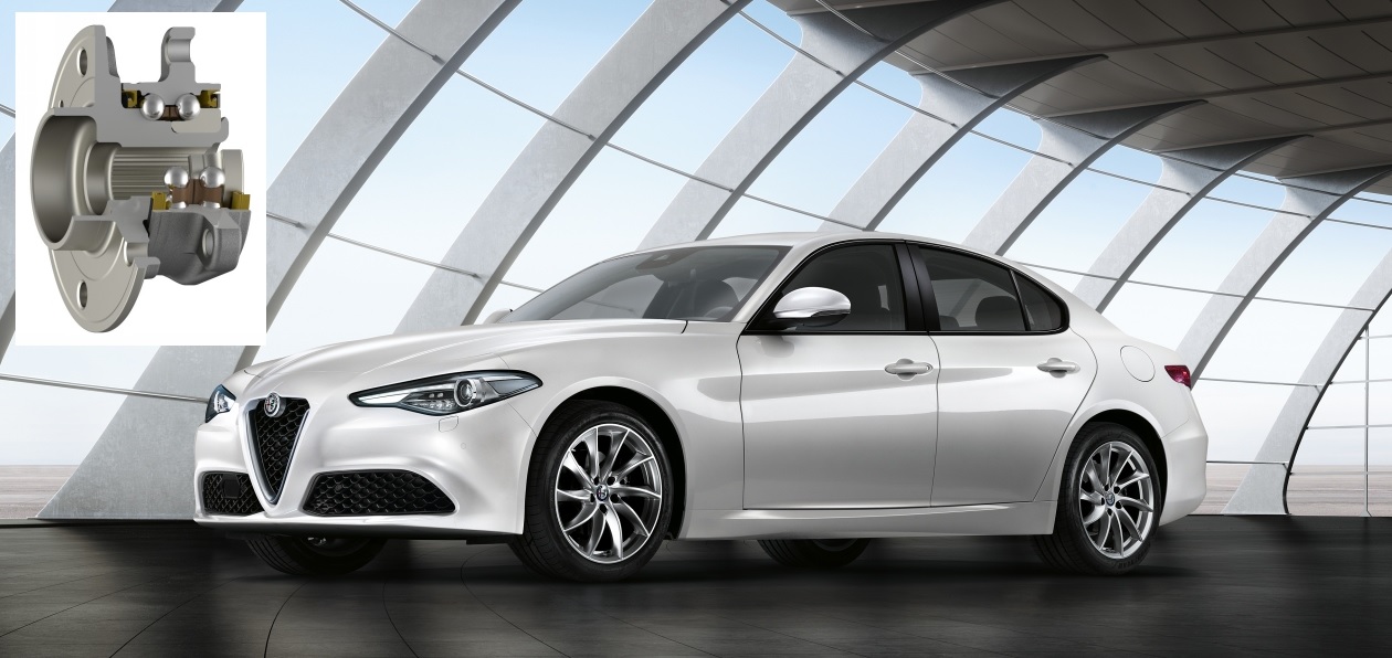 Alfa Romeo Giulia поедет на подшипниках SKF