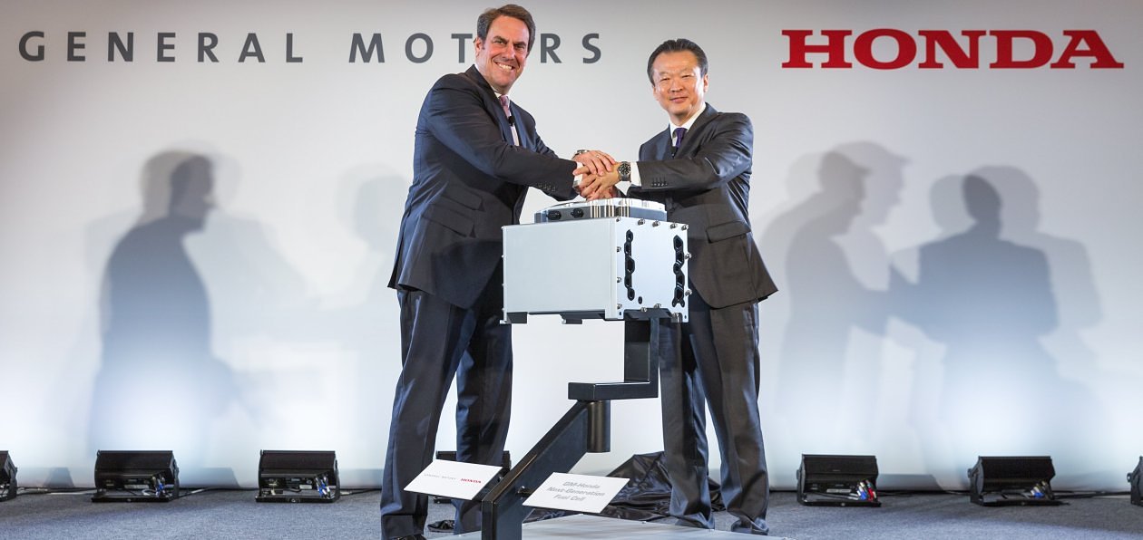 GM и Honda будут вместе выпускать водородные топливные системы