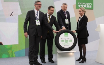 Nokian выпустил в России 100 миллионов шин