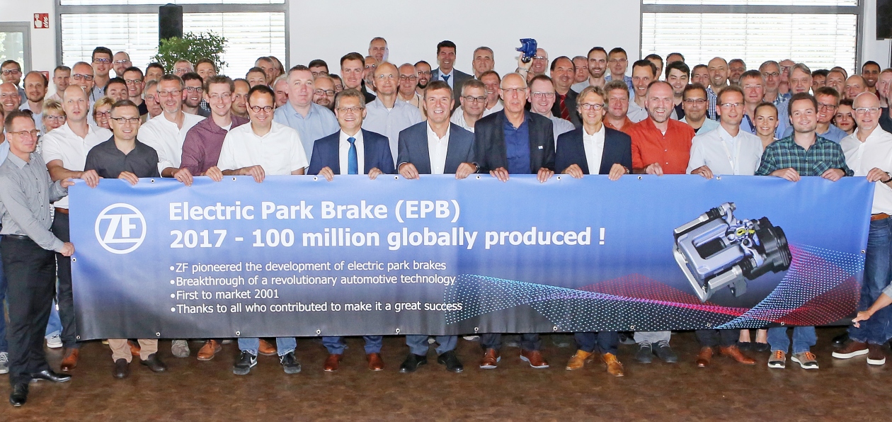 ZF выпустил 100-миллионный электрический «ручник»