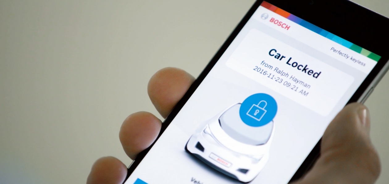Bosch превратил смартфон в ключ от автомобиля