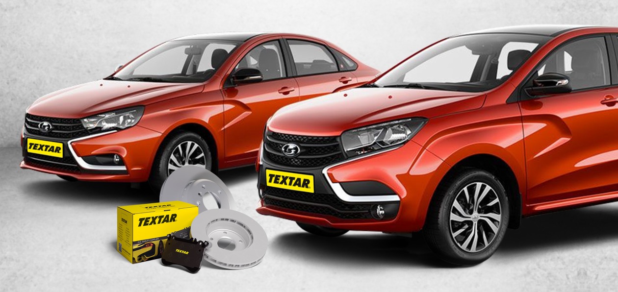 Textar выпустил тормозные колодки для Lada Vesta и XRay