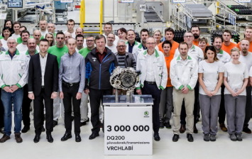 Skoda выпустила во Врхлаби трехмиллионный «робот» DSG-7