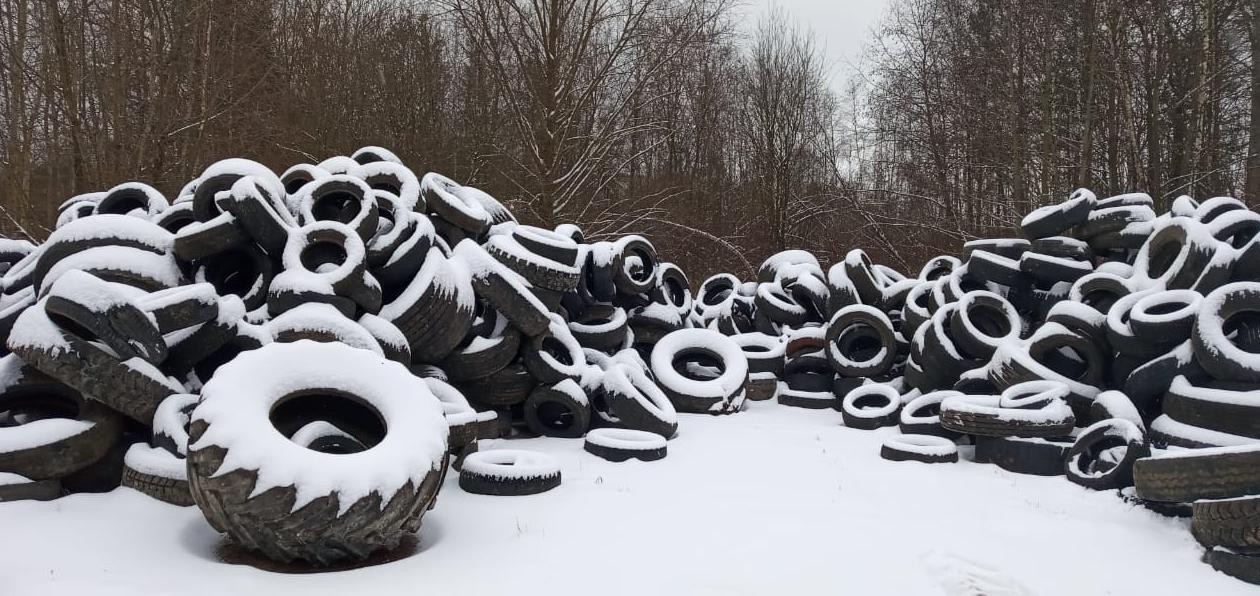 Nokian утилизировал шины с нелегальных свалок Московской области