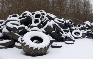 Nokian утилизировал шины с нелегальных свалок Московской области