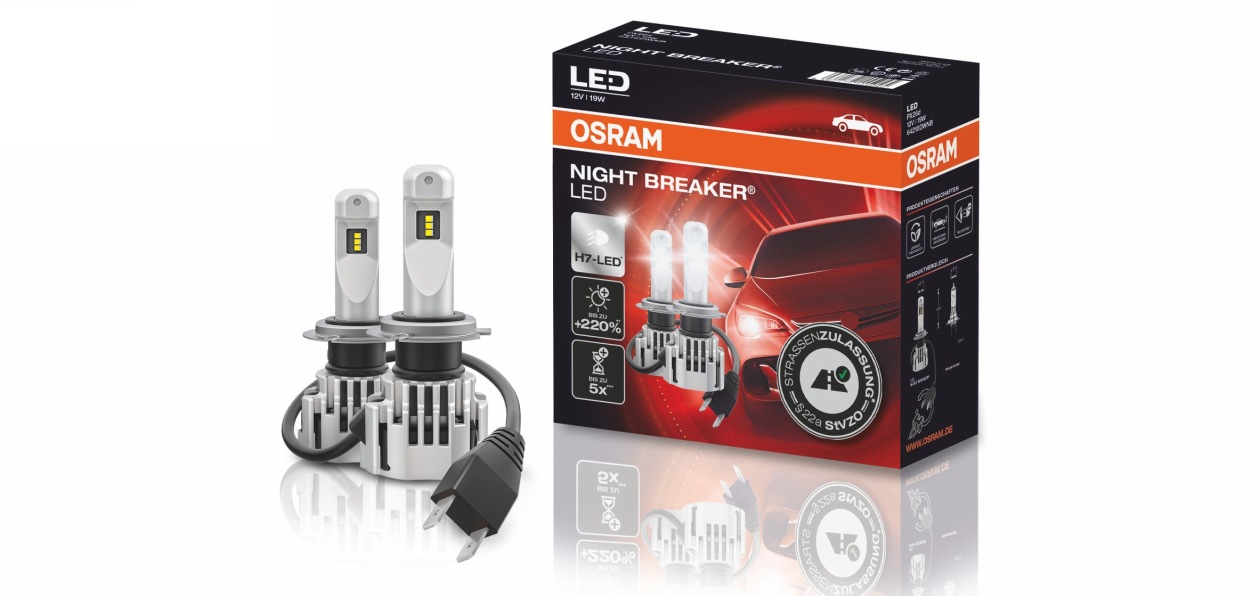 Osram представил светодиодные лампы, одобренные для дорог общего пользования