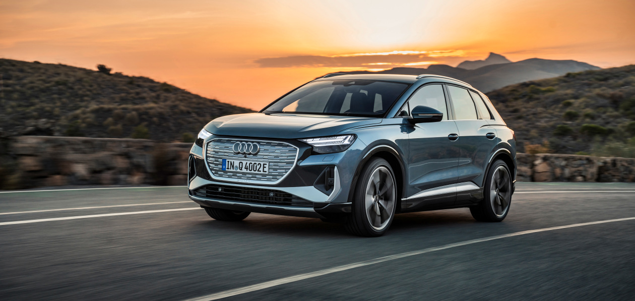 Электрокроссоверы Audi семейства Q4 e-tron поедут на шинах Hankook