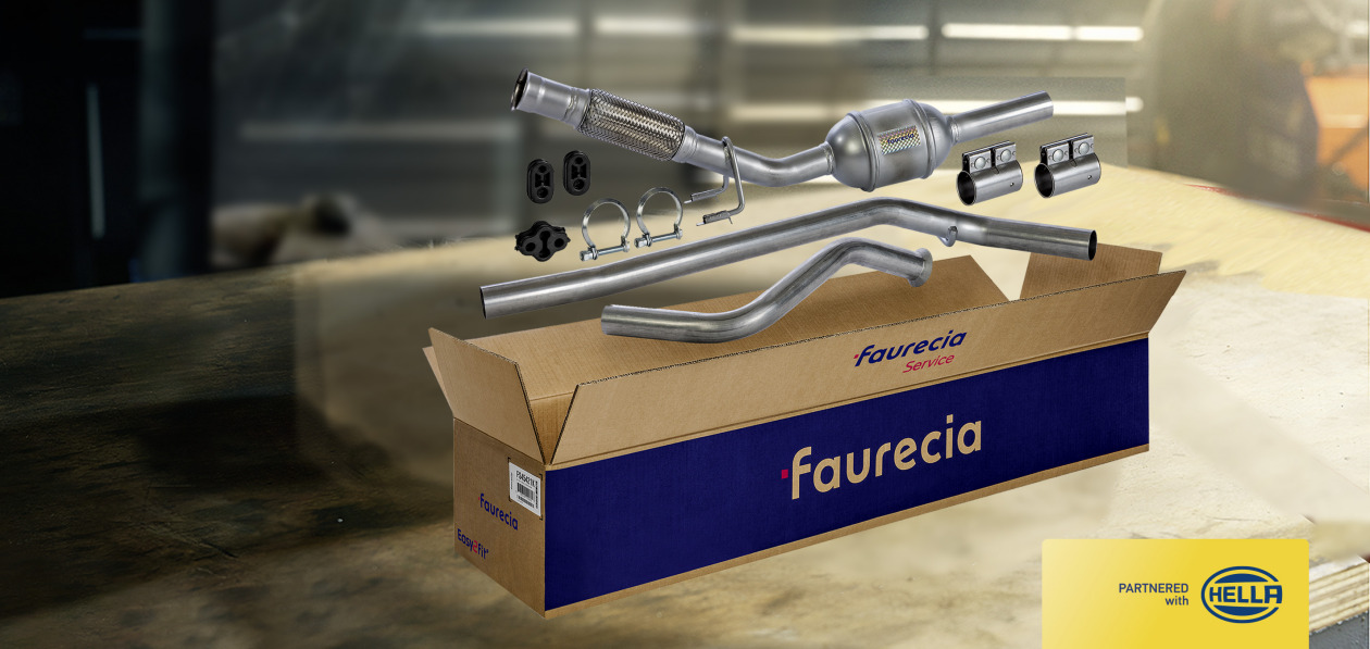 Hella предложила СТО и оптовикам комплекты выхлопной системы Faurecia