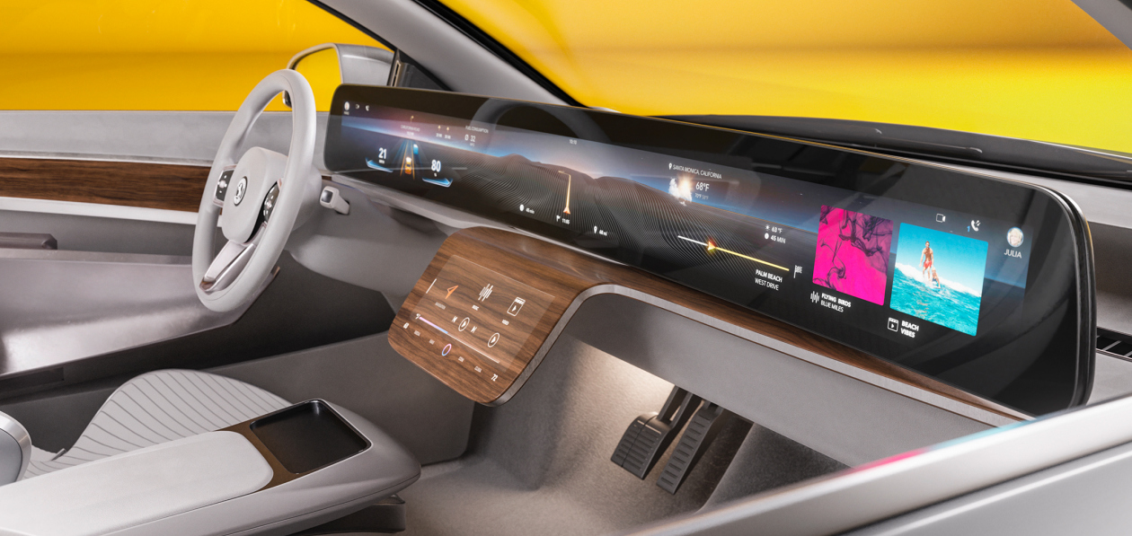 Continental научил сверхширокие дисплеи распознавать лица