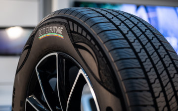 Goodyear показал шину с долей устойчивых материалов в 90%